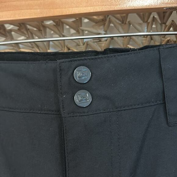 Quicksilver Utility 8K Relaxed Fit Black Snow Pants Size L NWT - Picture 9 of 10